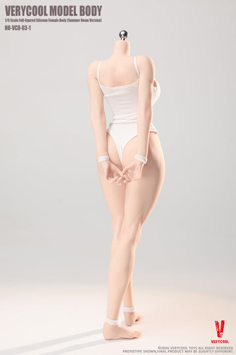 Pre-order 1/6 Verycool VCD-03-1 Full-Figured Silicone Female Body Summer Loungewear Version