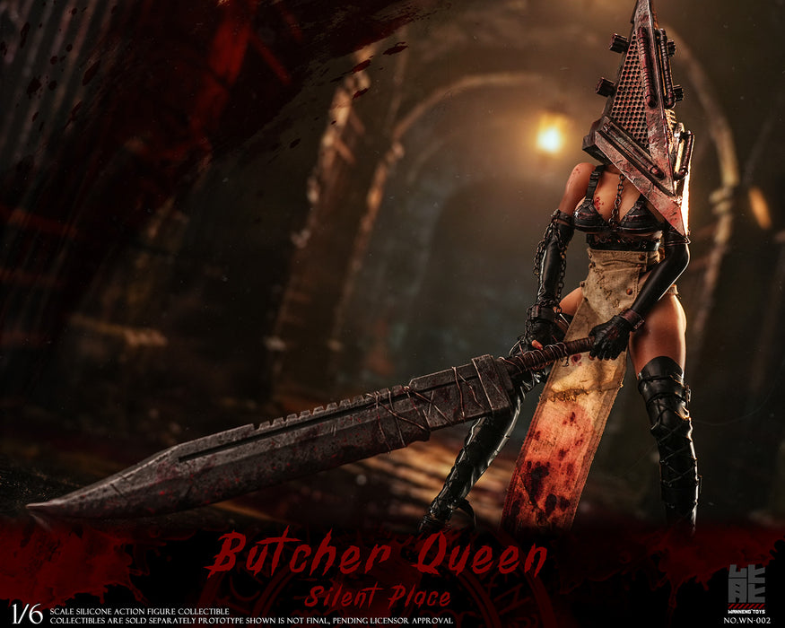 Pre-order 1/6 Wanneng Toys WN-002 A Quiet Place Butcher Queen Silicone Action Figure