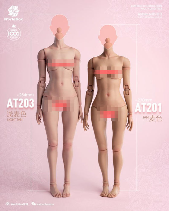 In-stock 1/6 Worldbox AT203 Female Action Figure Body