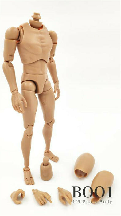 In-stock 1/6 Scale ZYTOYS Male 12in Action Figure Body Collection (W/O Neck)