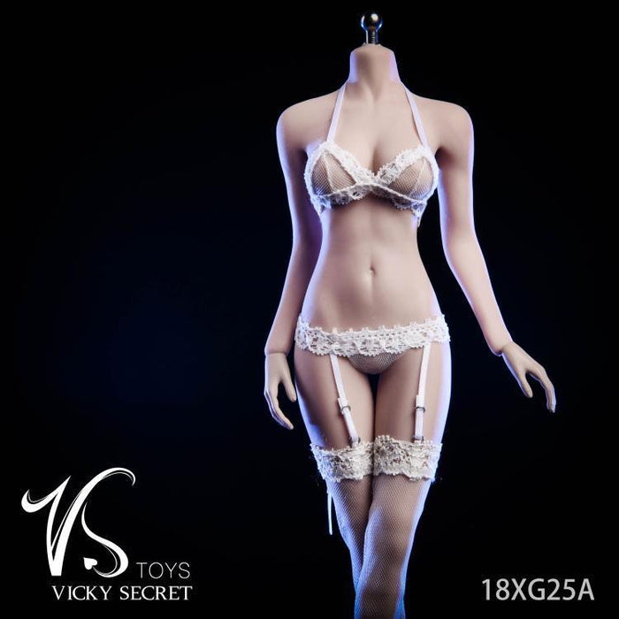 In-Stock 1/6 Scale VSTOYS 18XG25 Lace Garter lingerie Set 12in Action Figure
