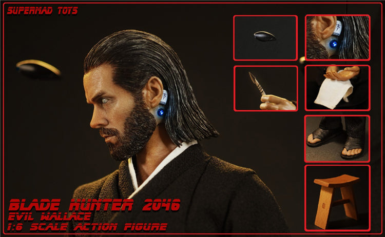 In-stock 1/6 SUPERMADS TOYS Evil Wallace Action Figure