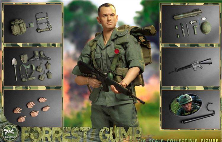 In-stock 1/6 DJ_Custom DJ-16008 Gump in Vietnam Action Figure