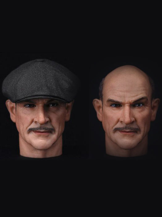 1/6 scale The Untouchables Sean Connery Jim Malone Head Sculpt with hat