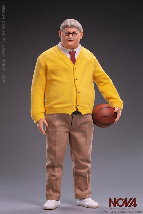 In-stock 1/6 N0VA Studio Basketball Coach Action Figure