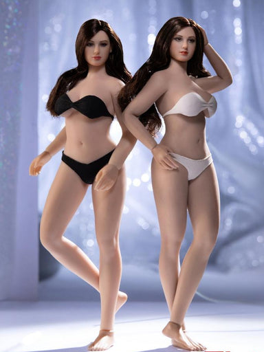 Phicen TBLeague 1/12 Female Seamless Anime Plump Body 6 inch Super Flexible  Female Figure Doll T02 (T02B)
