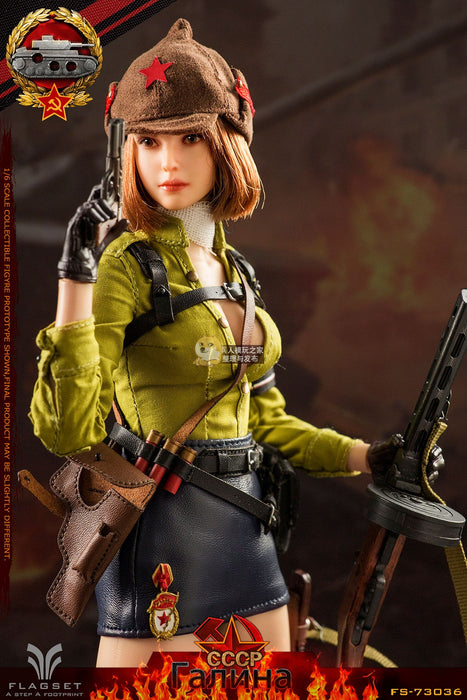 In-stock 1/6 FLAGSET FS73036 CCCP Галина Female Action Figure