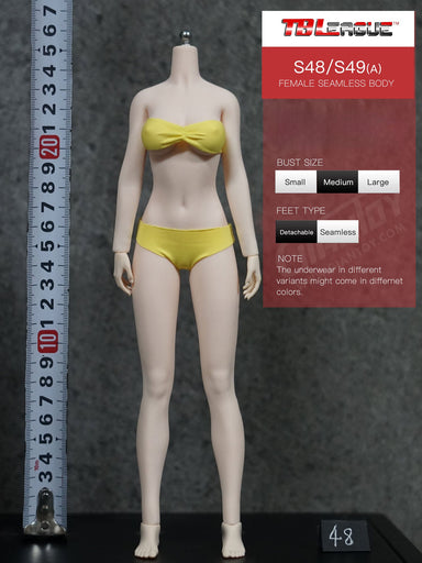 OBEST TBLeague 1/6 Super Flexible Female Seamless Body Suntan Action Figure  with Head Sculpt and Clothes(PHMB2022-S49)…