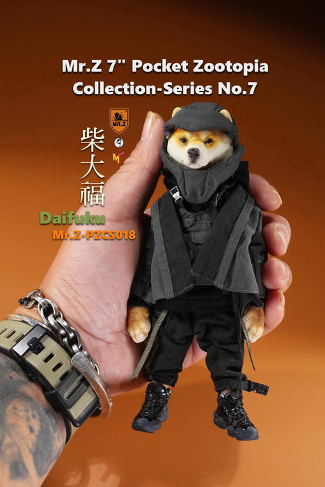 In-stock 7 inch Mr.Z Pocket Zootopia Series No.7 Dog Collection