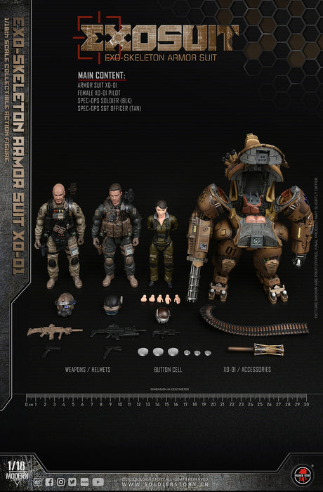 Pre-order 1/18 Soldier Story SSE001 EXO-Skeleton Armor Suit XO-01