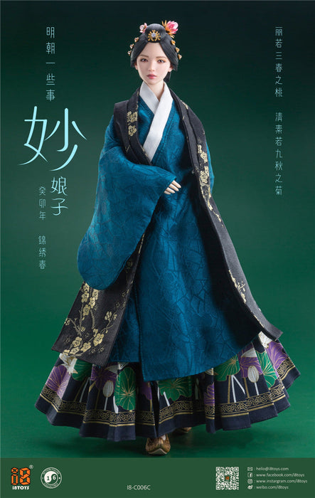 In-stock 1/6 I8TOYS C006 Female Clothes For Ming Dynasty Custom Kit