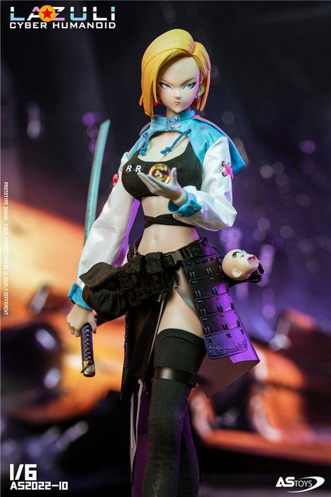In-stock 1/6 ASTOYS AS2022-10 CYBER HUMANOID-LAZULI Action Figure