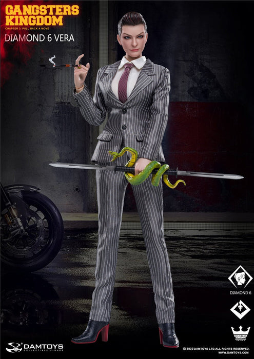 In-stock 1/6 DAMTOYS Gangsters Kingdom DIAMONDS 6 GK025 Vera Action Figure