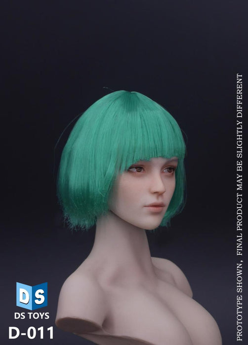 In-stock 1/6 DSTOYS COSPLAY Female short hair head sculpt D-011 D-012 D-013