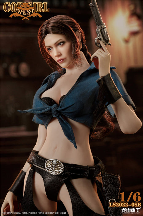 In-stock 1/6 LONG SHAN LS2022-08 Western Female Cowboy Bounty Hunter