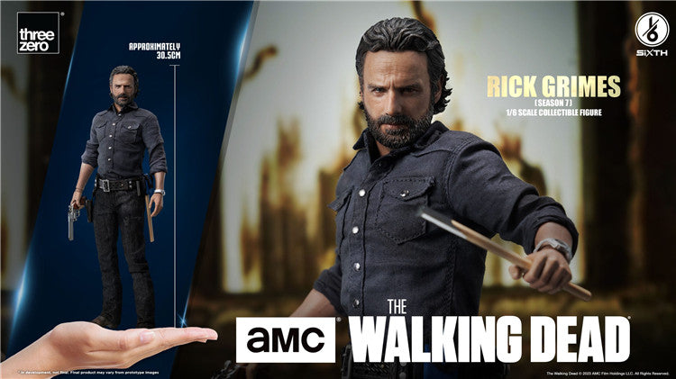 Pre-order 1/6 ThreeZero 3Z059 The Walking Dead Rick Grimes (Season 7)
