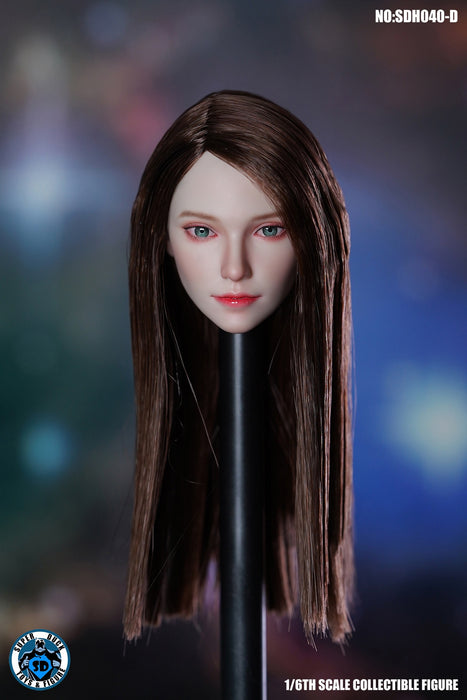 In-stock 1/6 SUPER DUCK SDH040 Female head sculpt (H#Suntan)