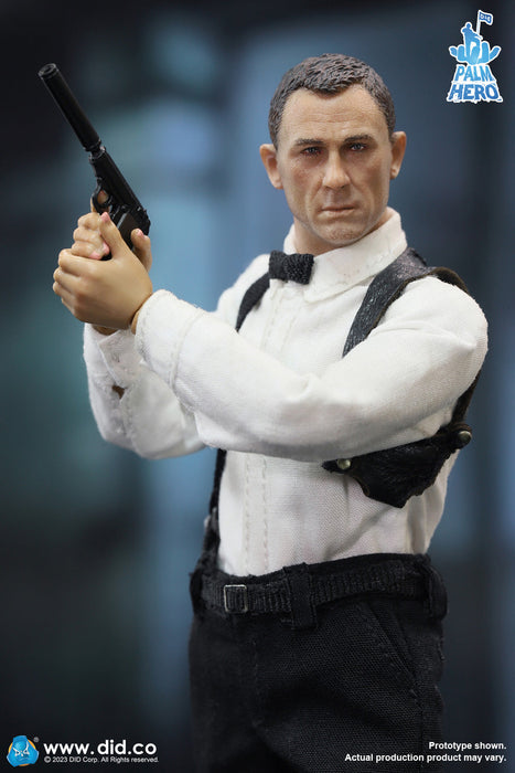 In-stock 1/12 DID XT80018 MI6 Agent Jack in suit Action Figure