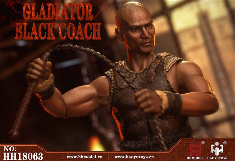 In-stock 1/6 HAOYU TOYS HH18063 Black Trainer Action Figure