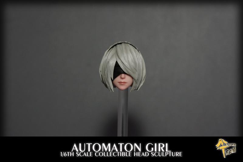 In-stock 1/6 MTTOYS MT-S011 Automation Female head sculpt
