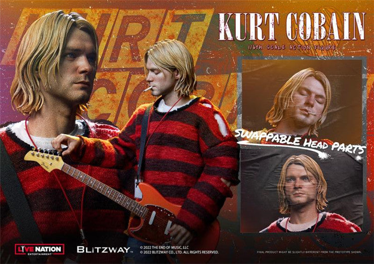 Pre-order 1/6 BLITZWAY BW-UMS 11701 Kurt Cobain Action Figure