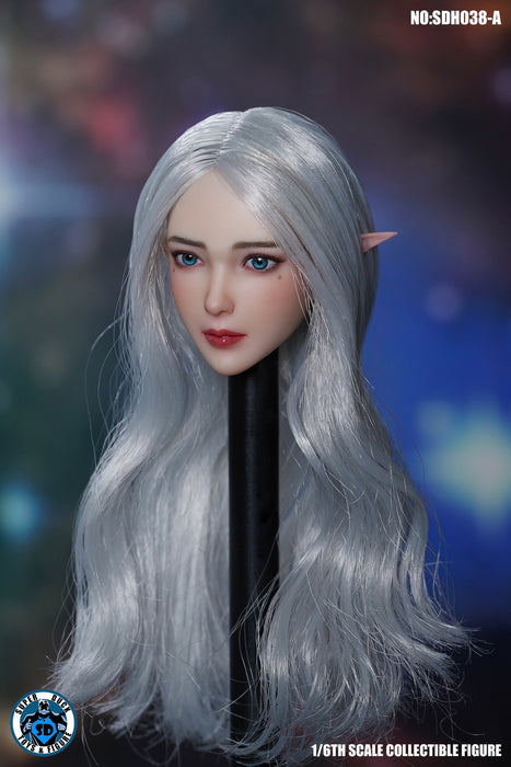 Pre-order 1/6 SUPER DUCK SDH038 Elf head sculpt H#pale