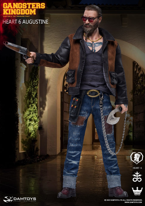 Pre-order 1/6 DAMTOYS GK027A Gangsters Kingdom HEARTS 6 AUGUSTINE