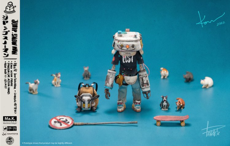 In-stock 1/12 DAMTOYS X Coaldog CS022 Jump snowman Action Figure