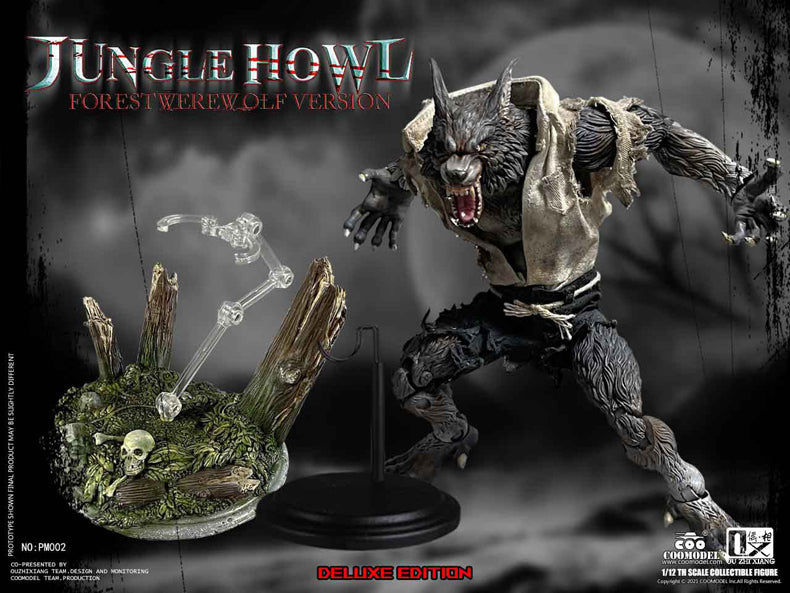 In-stock 1/12 COOMODEL Jungle Howl Forest Werewolf PM001/PM002 Action Figure