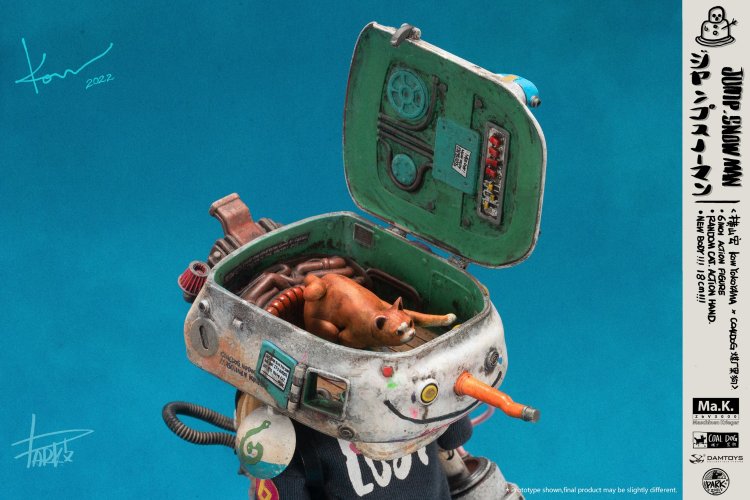 In-stock 1/12 DAMTOYS X Coaldog CS022 Jump snowman Action Figure