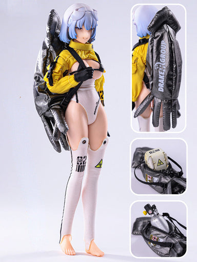 In-stock 1/6 HASUKI 1/12 SEANCE ERA series NO.2 Craken Action Figuer