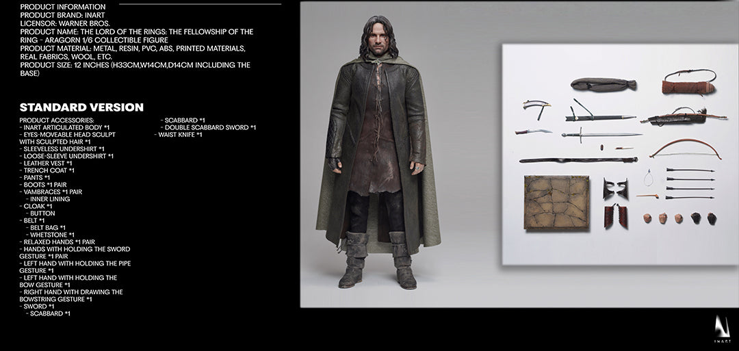 In-stock 1/6 INART Aragorn Ag-A005S1 Standard Ver