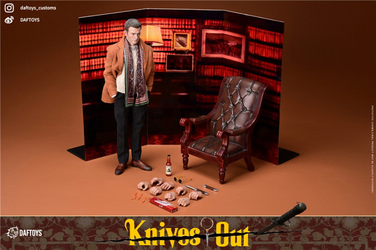 In-stock 1/6 DAFTOYS F023 Knives Out Action Figure