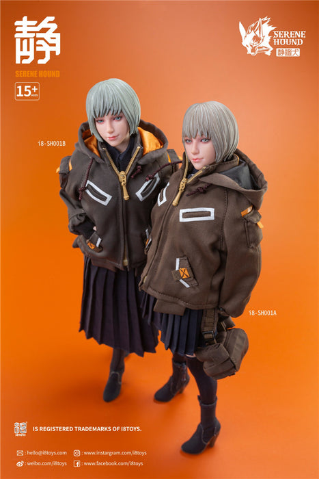 In-stock 1/6 I8 TOYS SH001 Serene Hound Troop Loose parts-Combat Jacket Clothes Set