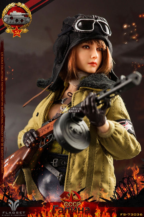 In-stock 1/6 FLAGSET FS73036 CCCP Галина Female Action Figure