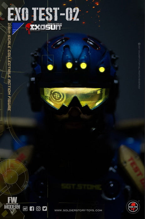 In-stock 1/16 Soldier Story SS125 SOLDIER STORY 1/6 EXO-SKELETON ARMOR SUIT “TEST-02