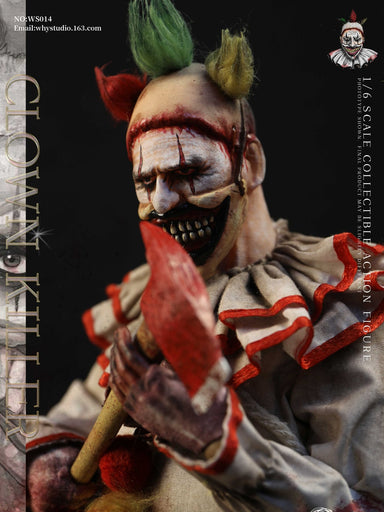 In-stock 1/6 Why Studio WS014 Horror Clown Action Figure