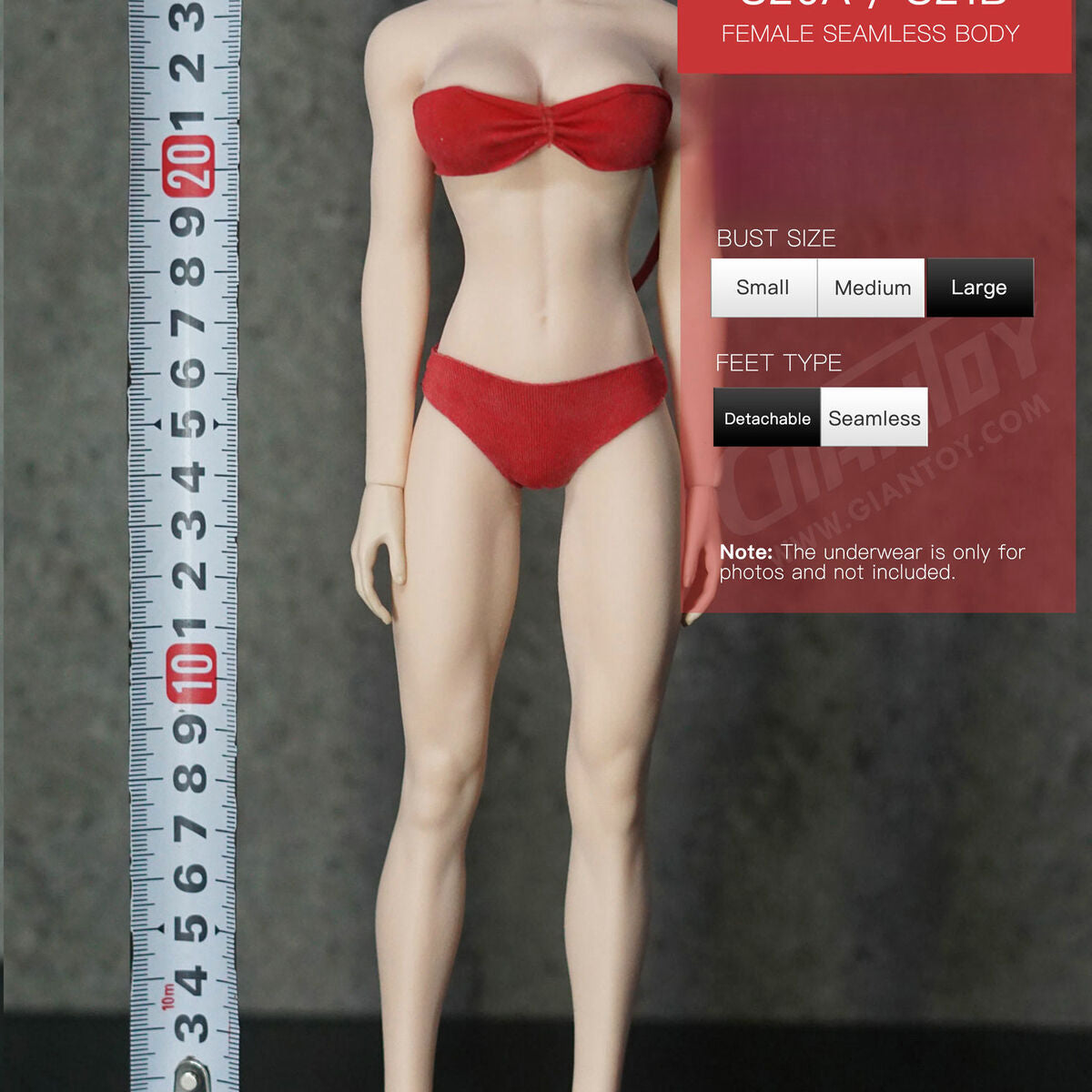 S20A 1/6スケール　PHICEN PLLB2017-S20A In-stock 1/6 TBLeague Phicen Standard S20A S21B Large Bust
