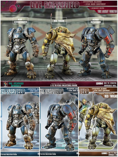 In-stock 1/12 Toy Strategy Live Battlefield LB001/LB002/LB003