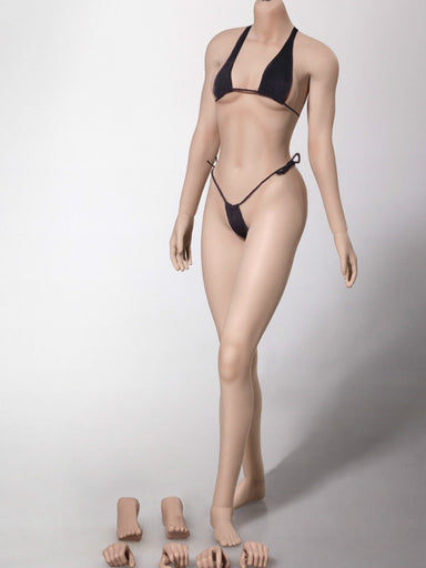 TBLeague Phicen 1:6 Small Breasts Seamless Suntan Pale Body with Attached  Feet [PLSB2021-S47A] - EKIA Hobbies