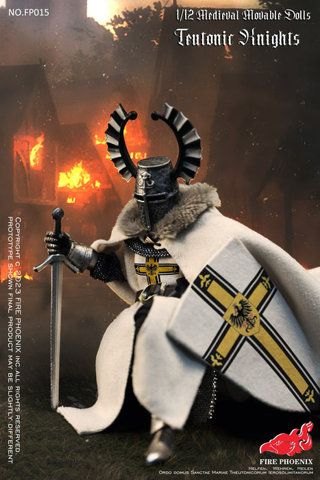 Pre-order 1/12 FIRE PHOENIX FP019 Teutonic & Hospital Knights Double Figure